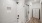 a bathroom with white walls