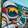 a wall of graffiti