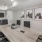 a conference room table with chairs